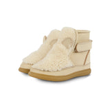 Donsje roumi shoes polar bear, off white curly faux fur