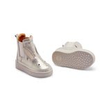 Donsje kheera boots bunny, silver metallic leather