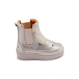Donsje kheera boots bunny, silver metallic leather