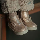 Donsje kheera čizme unicorn, powder metallic leather
