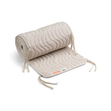 Done By Deer quilted bed bumper with strings waves ,sand