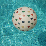 Konges Slojd beach ball, bon coeur coloré