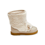 Donsje wadou boots lammy, off white curly sheep wool
