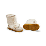 Donsje wadou boots lammy, off white curly sheep wool