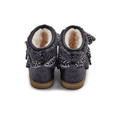 Donsje walaya boots, navy curly sheep wool