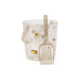 Konges Slojd glitter bucket and shovel, lemon