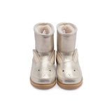 Donsje xelly čizme bunny, silver metallic leathe