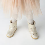 Donsje xelly čizme bunny, silver metallic leathe
