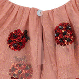 Konges Slojd yvonne haljina, ladybug sequin