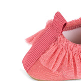 Konges Slojd amandine frill swim shoes, rapture rose