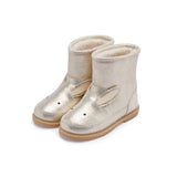 Donsje xelly čizme bunny, silver metallic leathe
