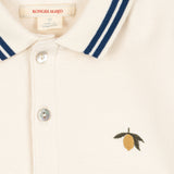 Konges Slojd florian polo shirt, antique white