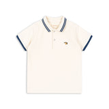 Konges Slojd florian polo shirt, antique white
