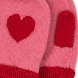 Konges Slojd collete pink mittens
