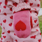 Konges Slojd collete pink mittens