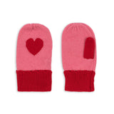 Konges Slojd collete pink mittens
