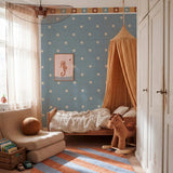 Dekornik wallpaper classy stars, blue