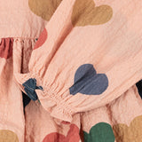 Konges Slojd elin haljina coeur rose colore