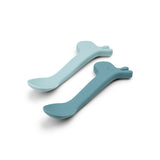 Done By Deer silicone spoon lalee,blue 2 pack
