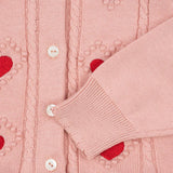 Konges Slojd soleil cardigan silver pink