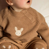Donsje sibbe merino wool sweater fluffy bunny, hazelnut