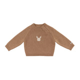 Donsje sibbe merino wool sweater fluffy bunny, hazelnut