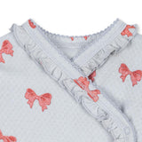 Konges Slojd sui newborn body rosia blue bow
