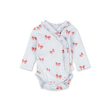 Konges Slojd sui newborn body rosia blue bow