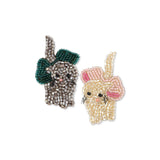 Konges Slojd 2 pack bow kitty hair clip