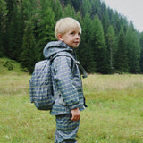 Konges Slojd rainy midi backpack, laurel blue check