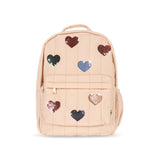 Konges Slojd juno quilted sequin backpack, cameo rose
