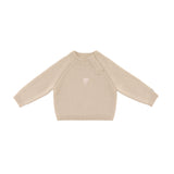 Donsje sibbe merino wool sweater unicorn, soft sand