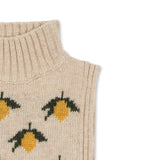 Konges Slojd belou knit neckwarmer, lemon