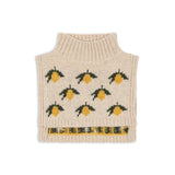 Konges Slojd belou knit neckwarmer, lemon