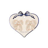 Konges Slojd sequin bow hair clip cameo rose, 2 pack