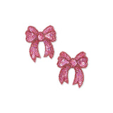 Konges Slojd sequin bow hair clip rapture rose, 2 pack