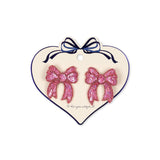 Konges Slojd sequin bow hair clip rapture rose, 2 pack