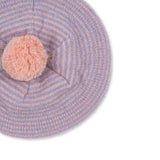 Konges Slojd berle knit beret, purple/pink dolphin