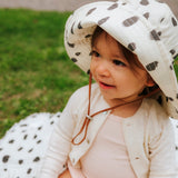 Elodie sun hat,dalmatian dots grande