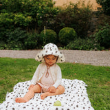 Elodie sun hat,dalmatian dots grande