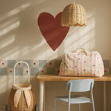 Dekornik border check with hearts