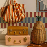 Dekornik borders nostalgia, beige/red