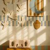 Dekornik borders nostalgia, beige/blue