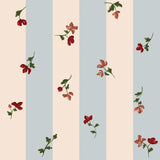 Dekornik wallpaper paris flowers stripes