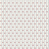 Dekornik tapeta hearts and stripes morning