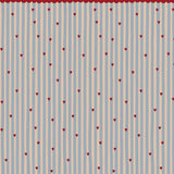 Dekornik wallpaper french hearts stripes