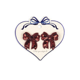 Konges Slojd sequin bow hair clips,2 pack, rio red