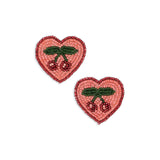 Konges Slojd heart hair clips, 2 kom, cherry