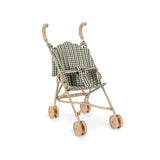 Konges Slojd doll stroller, smoke pine check