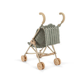 Konges Slojd doll stroller, smoke pine check